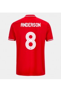 Nottingham Forest Elliot Anderson #8 Jalkapallovaatteet Kotipaita 2025-26 Lyhythihainen